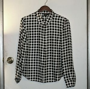 INC 100% Silk Blouse